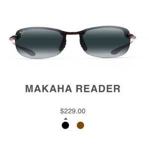 MAUI JIM MAKAHA  polarized sunglasses/ readers